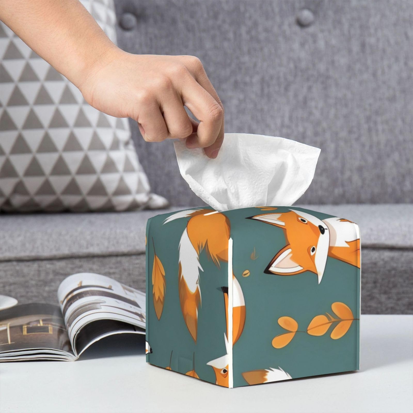 Amazon.com: Yellow Fox Square Leather with Bottom Paper